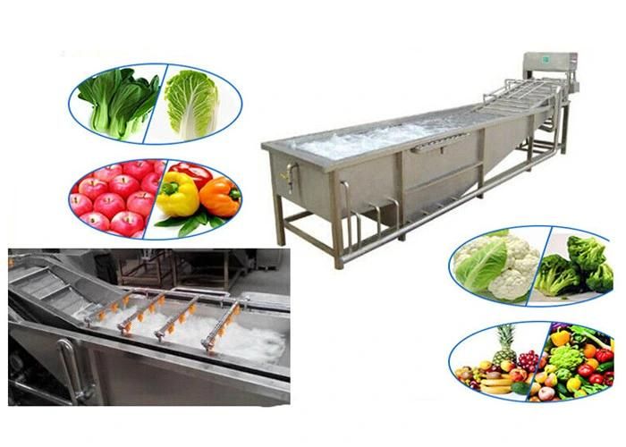 Air Bubble Fruit Vegetable Washing Machinery