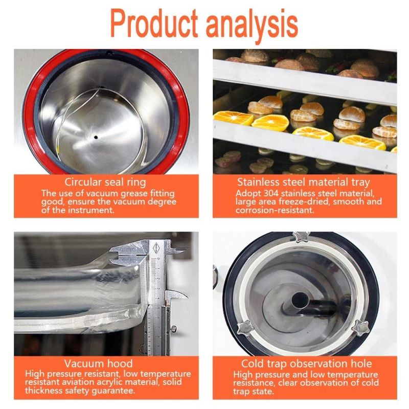 Laboratory Pharmaceutical Vacuum Auto Freeze Dryer