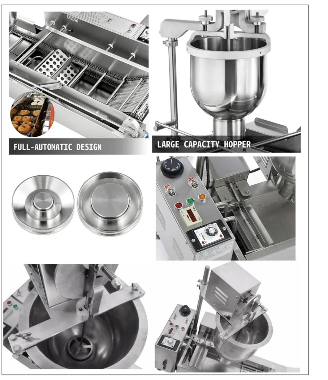 Electric Donut Maker Commercial for Production Doughnut Making Frying Machine