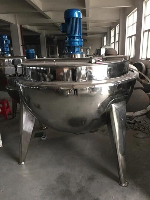 Steam Heating Cooking Kettle 200 Liter Tilting Jacketed Kettle