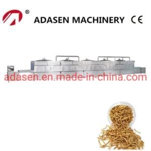 High Quality Tunnel Conveyor Microwave Drying and Curing Machine of Fly Maggots and Other ...