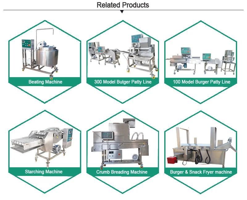 Template Type Automatic Cutlet Maker Burger King Chicken Nuggets Forming Machine