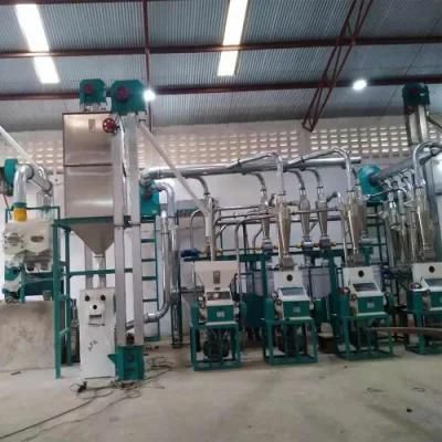 Transport to Tanzania 20t/24h Maize Flour Milling Machine for Sembe and Dona