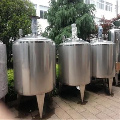 1000liters 2000liters Inox Dairy Milk Steam Heating Processing Tank Price
