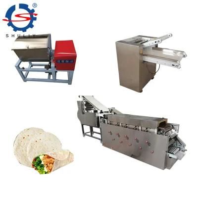 Commercial Roti Flour Tortilla Making Machine Arabic Bread Making Machine