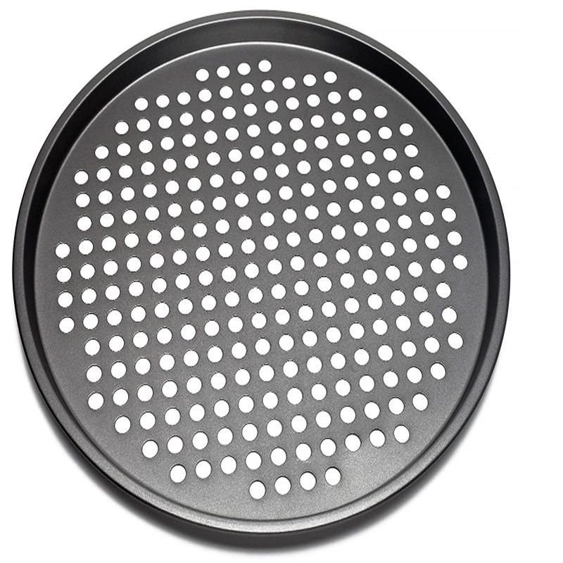 Rk Bakeware China Manufacturer-Nonstick Aluminum Pizza Disk with Rim