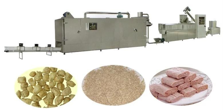 Automatic Soya Meat Soyabean Soya Protein Analog Food Snacks Production Equipment