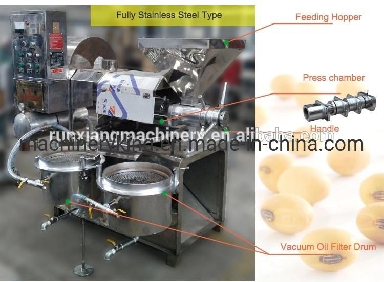 Sesame Peanut Coconut Soybean Olive Small Auto Oil Press Machine