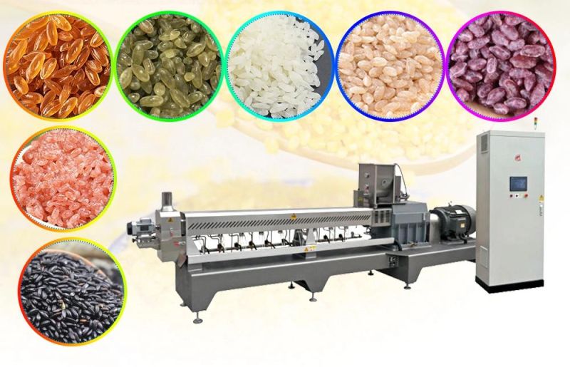 Industry Instant Nutritional Artificial Rice Production Line Automatic High Efficient Vertical Packing Machine