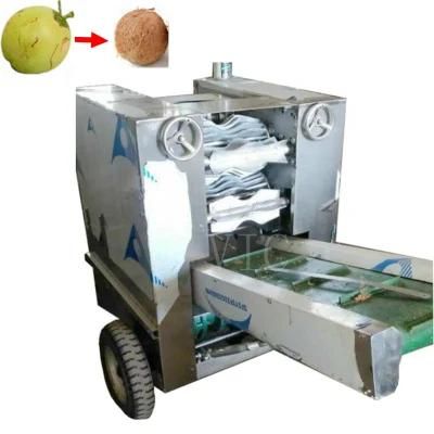 Auto green coconut peeling machine coconut dehusker