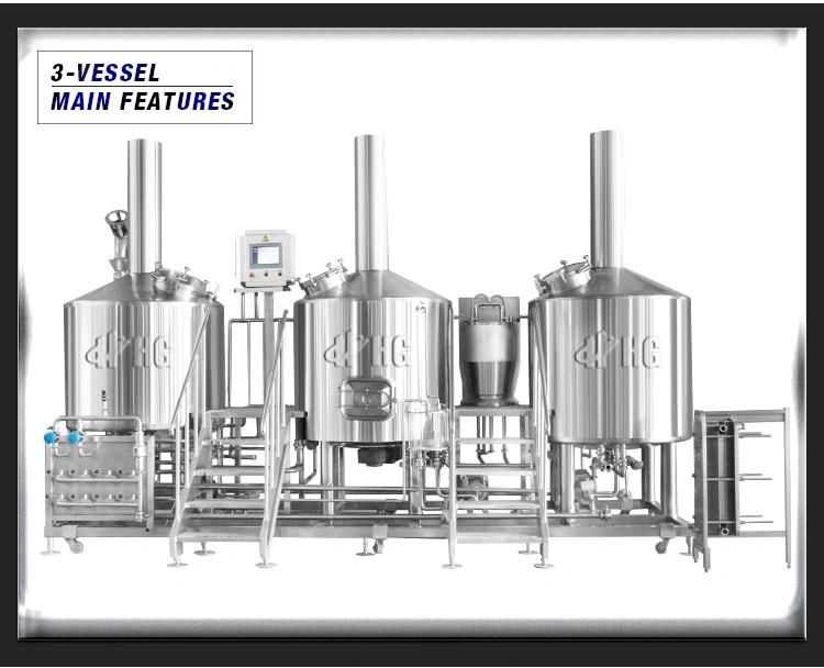Mini Beer Brewing Equipment 1000L Stainless Steel Saccharification Tank