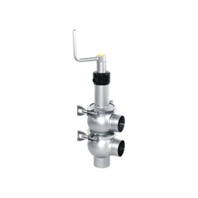 3A Certified Sanitary Clamped Shut-off Diverter Valve