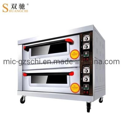 2layer 4tray Electric Oven Stainless Steel Kitchen Equipment Grill