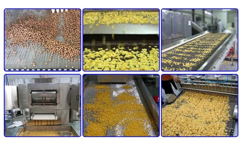 Corn Flakes Making Machine Puffed Cereal Flakes Food Making Equipment Line