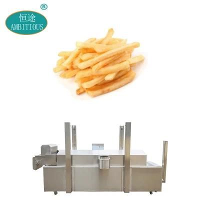French Fries Line Machinery Plant French Fries Gas Frying Machine