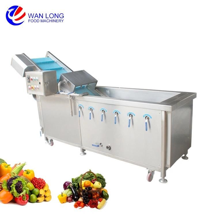 Industrial Vegetable Fruit Herbs Cabbage Spinach Washing Cutting Dewatering Processing Production Line