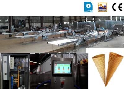 High Efficiency Double Color Ice Cream Snake Cone Making Machine