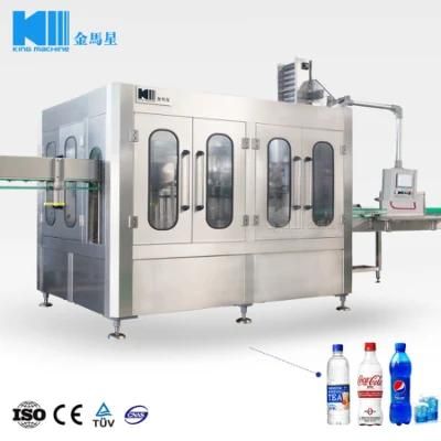 Carbonated Soda Water Filling Soft Drink Machinery