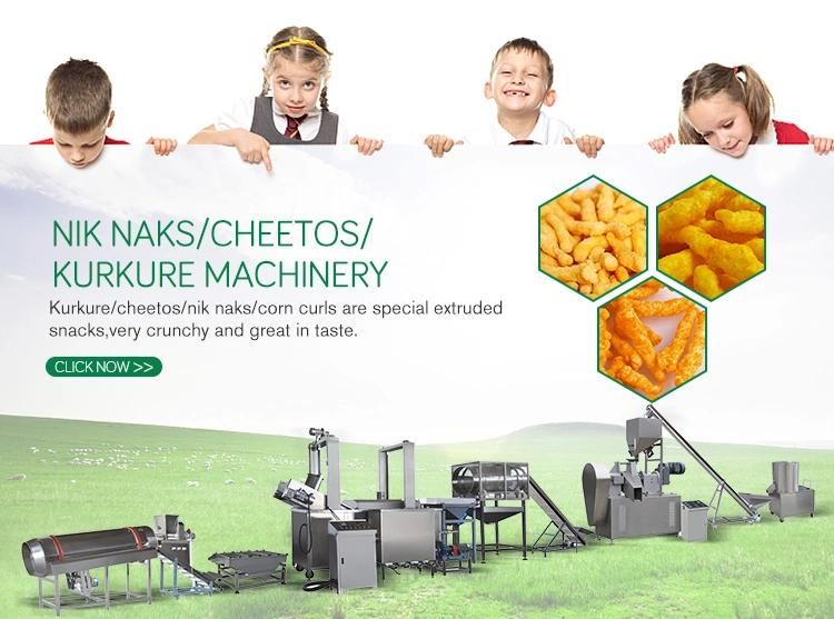 Puff Corn Food Extrusion Kurkure Extruder Curry Making Machine Price in India