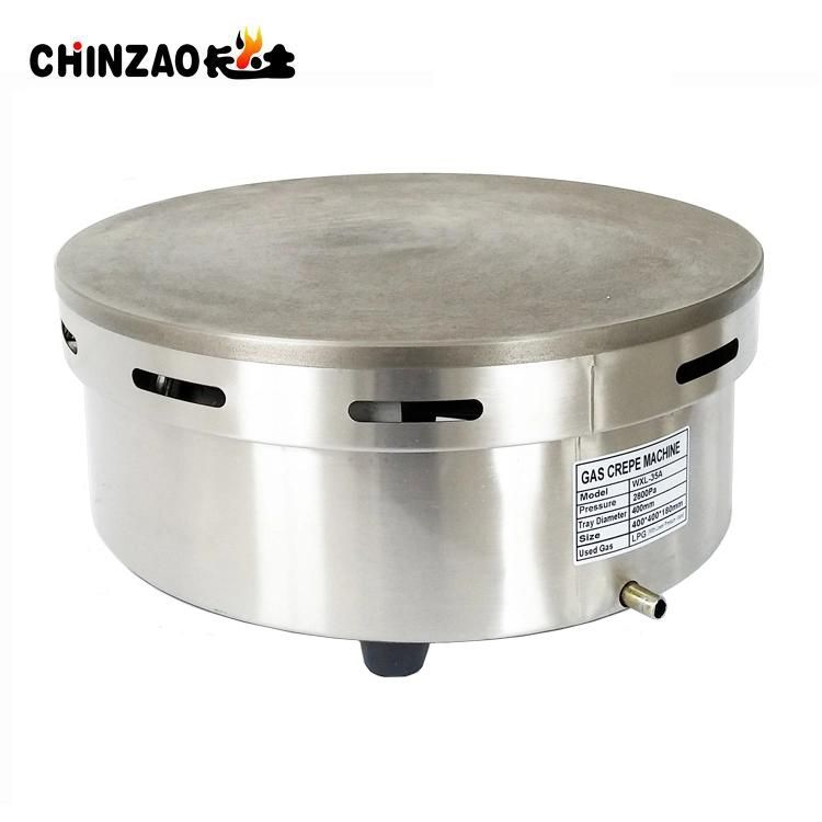 40cm Large LPG Gas Single Hot Plate Crepe Maker Machine