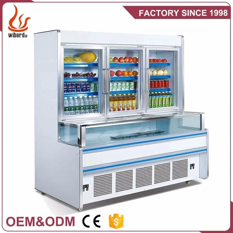 OEM Commercial Fresh Meat Showcases / Meat Showcase Refrigerator / Meat Display Cooler