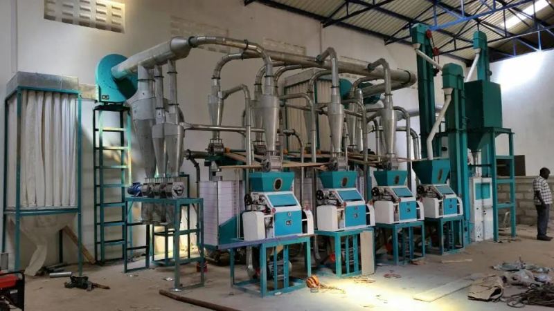 Small Capacity Corn Flour Milling Machine for South America