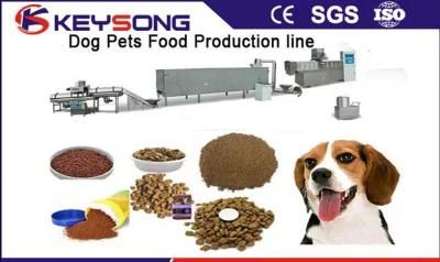 Extruded Dry Pet Dog Fish Feed Food Process Line