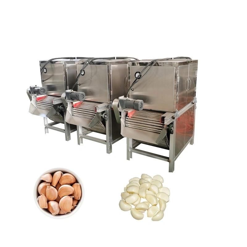 High Quality300-400kg Chain Type Garlic Peeling Machine