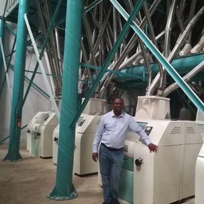 Kenya Zambia Uganda Wheat Maize Flour Milling Machine Hammer Roller Mill