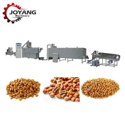 Automatic Twin Screw Extruder Pet Food Making Machine