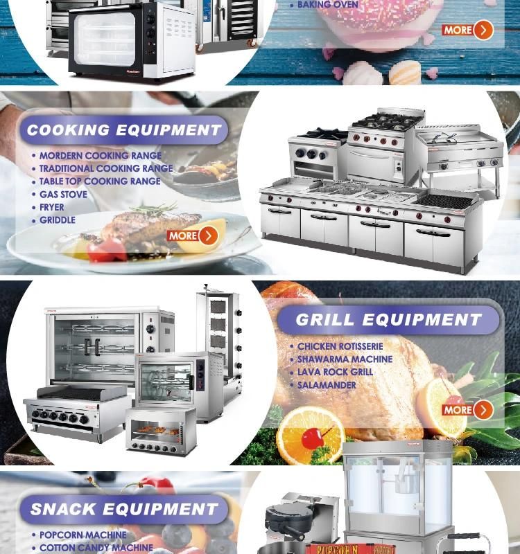 Commercial Bakery Convection Oven with Steam (HEO-6D-Y)