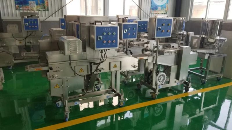 Popcorn Chicken Covering Machine Meat Forming and Coating Production Line