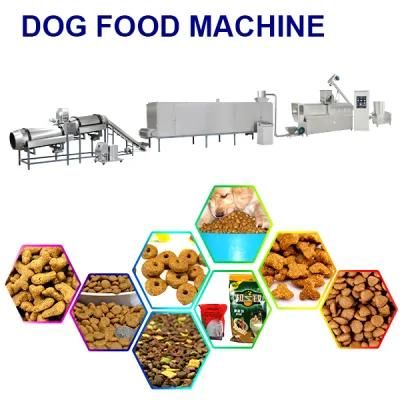 Automatic Fish Feed Pet Dog Cat Food Extruder Machine