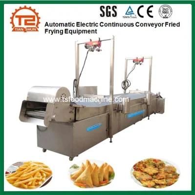 Automatic Gas Continuous Conveyor Fried Food Frying Equipment