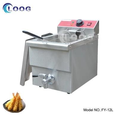 Factory Price Commercial Electric Best Deep Fryer Catering Equipment 1 Tank French Fries ...