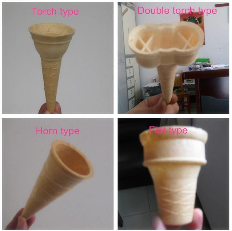 Speed Baking Semi-Automatic Commercial Ice Cream Cone Machine Wafer Cone Making Machine