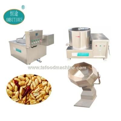 Semi Automatic Peanut Processing Line Peanut Frying Machine Peanut Deoiling Machine Peanut ...