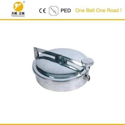 Food Grade Pressure Round Type Ss Manhole Cover