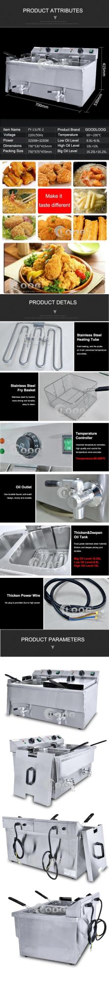 Best Price Fast Food Snack Machines Donut Chicken Potato Chips Deep Fryer Electric Fryer Stainless Steel Turkey Fryer