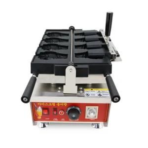 Snack Machine Rotate Taiyaki Waffle Maker with Ce