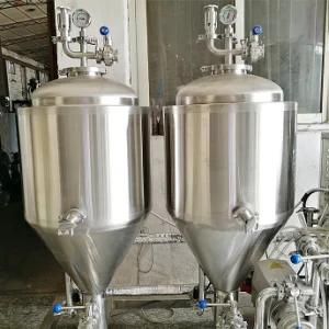 Micro Home Stainless Steel 200L Conical Beer Fermentation Tanks for Sale Test Used