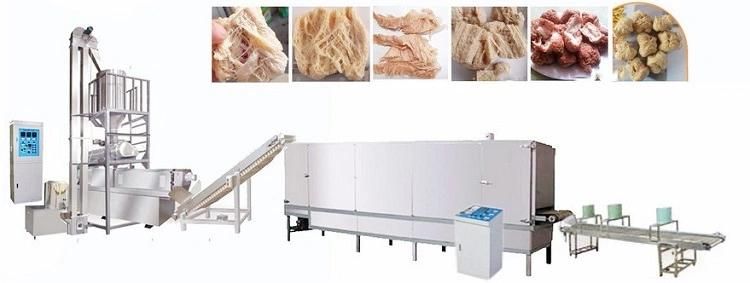 Industrial Soya Nuggets Making Machine Soybean Protein Food Processing Line