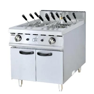Gh988c Gas Pasta Cooker with Cabinet (Rectangle Basket)