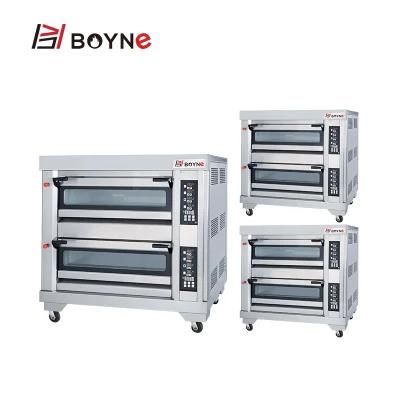 2 Deck 4 Trays Gas Oven for Hotel Restaurant Kitchen