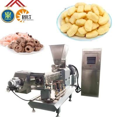 Continuous Extruded Muri Poha Puffed Rice Production Line Machine Twin-Screw Expanded ...
