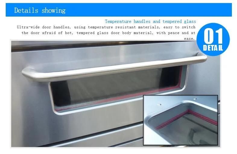High Quality Commercial Baking Equipment 3 Decks 6 Trays Electric Oven for Bakery Shop