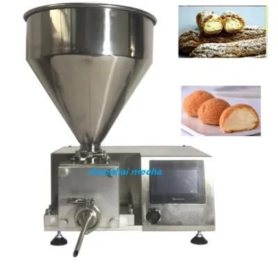 Table Top Bread Cake Puff Jam Cream Jelly Chocolate Filling Machine Bread Injector