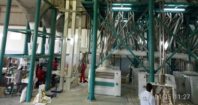 150t/D Corn Flour Grits Meal Mill Machine for Bulawayo Zimbabwe