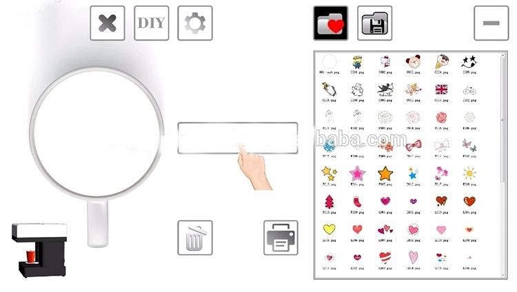 Food-Grade Printer for Coffee One Cup Selfie Edible Coffee Printer