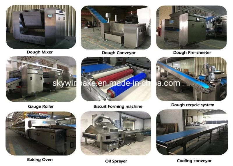 Skywin Best Price Jam/Cream/Chocolate Injection Machine Hello Panda Biscuit Making Machine